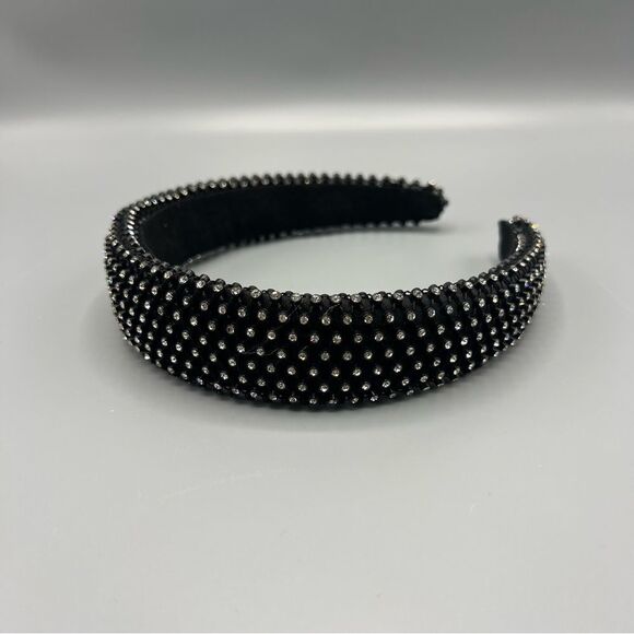 J. Crew Crystal Crown Puff Headband - Picture 2 of 3